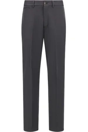 Boggi Milano Stretch Cotton and Linen Trousers
