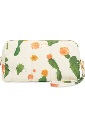 Bimba y Lola Cactus-print make-up bag