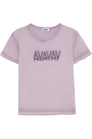 AVAVAV Logo-embroidered T-shirt