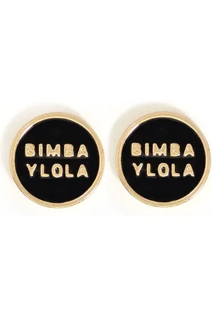 Bimba y Lola Logo-engraved stud earrings