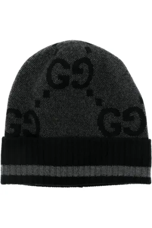 Gucci Intarsia-knit logo beanie
