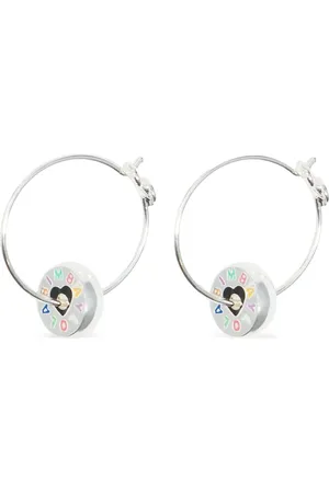 Bimba y Lola Heart hoop earrings