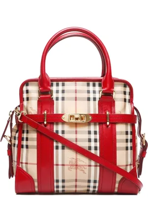Burberry 2000-2020 Haymarket Check Canvas shoulder bag
