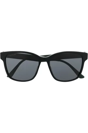 Gucci Striped square-frame sunglasses