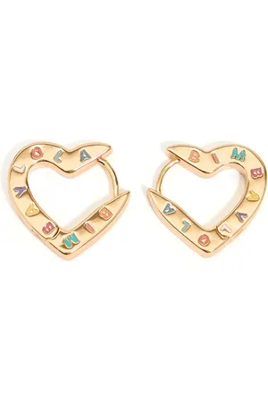 Bimba y Lola Heart hoop earrings