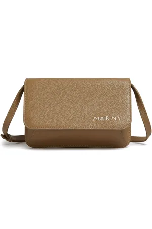 Marni Logo-embroidered leather belt bag