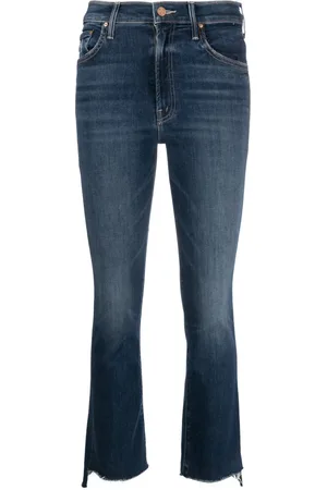 Mother Mid-rise cropped jeans