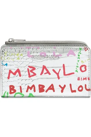 Bimba y Lola Crocodile-effect wallet
