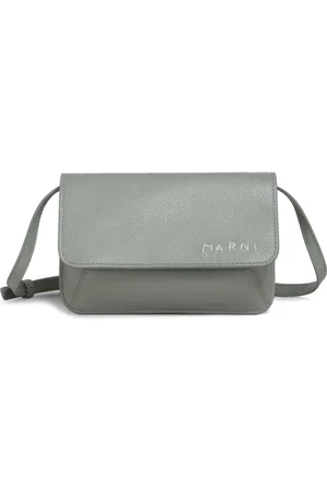 Marni Logo-print leather shoulder bag