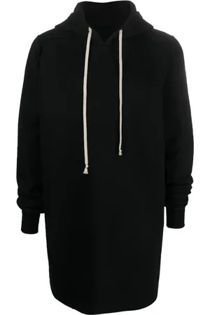 Rick Owens Cut-out drawstring hoodie