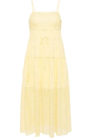 ULLA JOHNSON Isadore broderie-anglaise midi dress