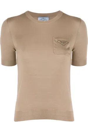 Prada Chest pocket crew neck top