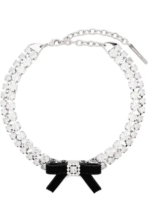 Shushu/Tong X Yvmin bow-detail choker