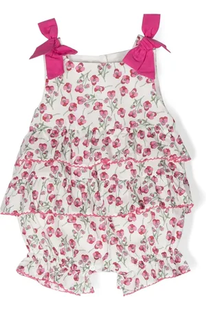 PATACHOU Floral-print tiered romper