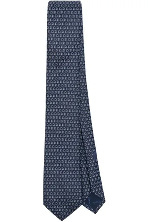 Salvatore Ferragamo Gancini-print tie