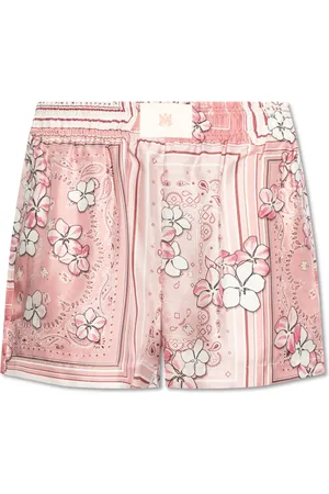 AMIRI Bandana-print silk shorts