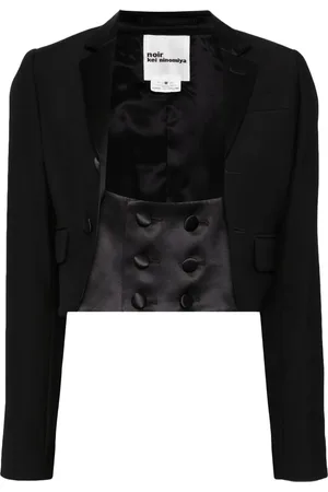 NOIR KEI NINOMIYA Double-breasted tuxedo jacket