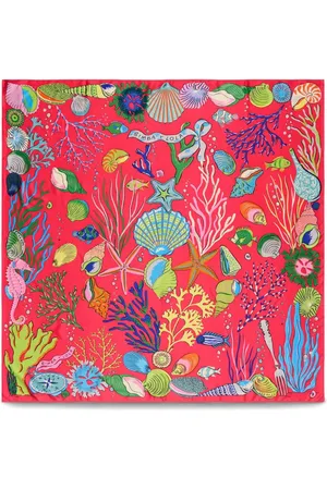Bimba y Lola Seabed-print scarf
