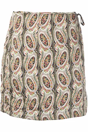 by Ti Mo Paisley-print skirt