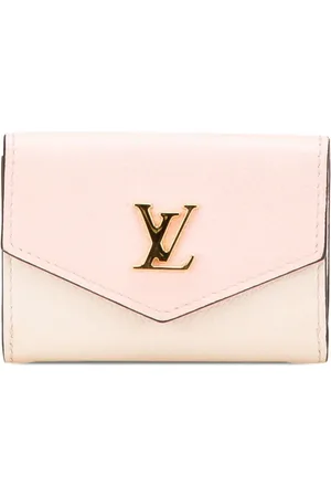 LOUIS VUITTON 2021-2024 Leather Lockmini Wallet small wallets