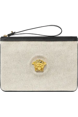 VERSACE La Medusa canvas pouch