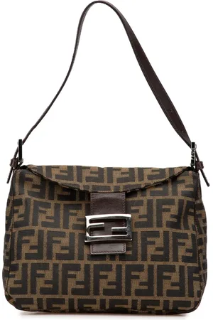 Fendi 20th Century Zucca Canvas Double Flap shoulder bag