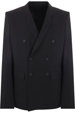 Rick Owens Double-breasted stretch-wool blazer