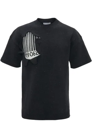 J.W.Anderson Barcode-print short-sleeved sweatshirt