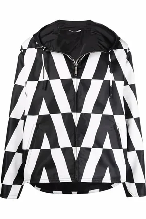 VALENTINO GARAVANI Logo-print hooded jacket