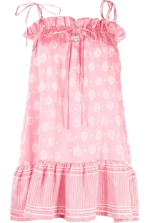 Cloe Cassandro Daisy graphic-print minidress