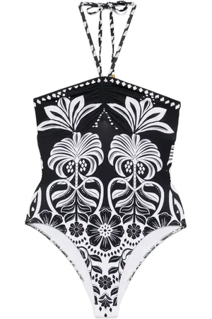 Farm Rio Flower leopards one-piece