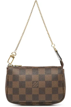 LOUIS VUITTON 2011 Damier Ebene Mini Pochette Accessoires handbag