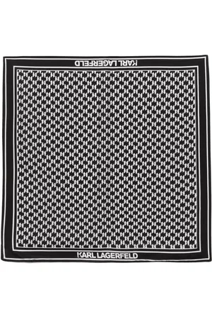 Karl Lagerfeld Monogram silk scarf