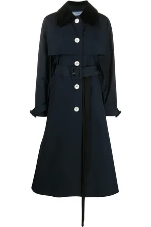 Prada Single-breasted belted trench coat