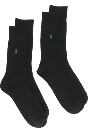 Ralph Lauren Pony motif ribbed socks