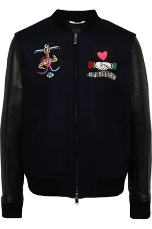 VALENTINO GARAVANI Bead-logo detailing jacket