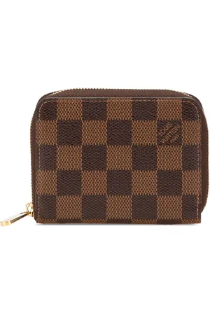 LOUIS VUITTON 2012 Damier Ebene Zippy Purse coin pouch