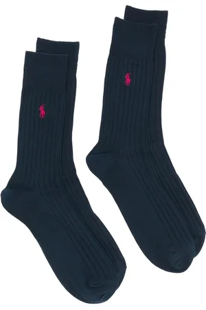 Ralph Lauren Pony motif ribbed socks