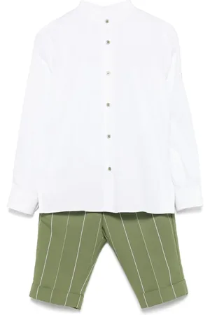 COLORICHIARI Striped shorts set