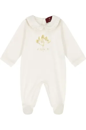 Aigner Ruffle-collar babygrow