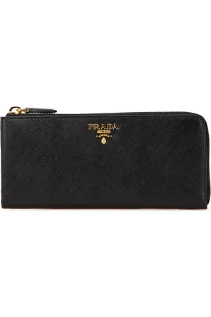Prada 2000-2024 Saffiano Zip Wallet long wallets