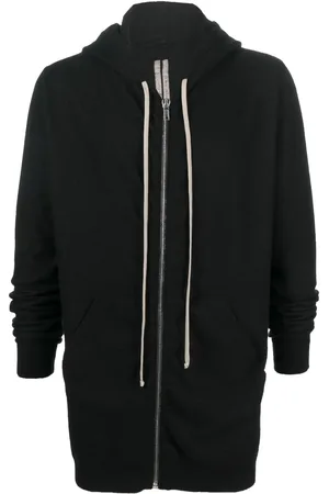 Rick Owens Cashmere zip-fastening hoodie