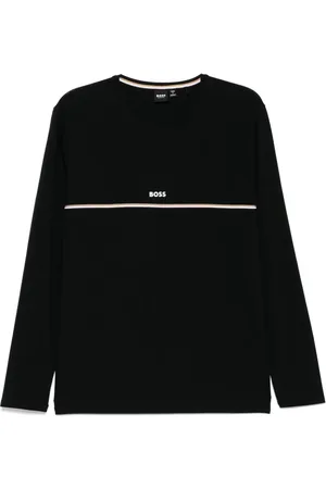 HUGO BOSS Logo-print long-sleeve T-shirt