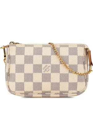 LOUIS VUITTON 2007 Damier Azur Mini Pochette Accessoires handbag