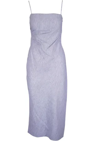 Vince Striped midi dress