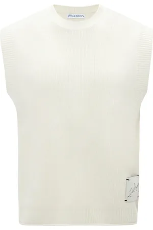 J.W.Anderson Logo-patch sleeveless jumper