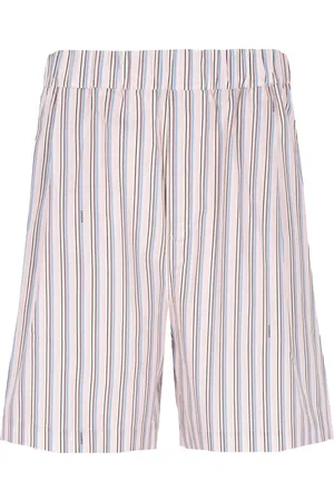LANEUS Striped bermuda shorts