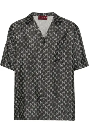 Gucci GG-print silk shirt