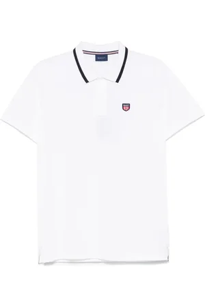 GANT Logo-appliqué polo shirt
