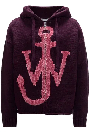 J.W.Anderson Anchor-logo zip hoodie